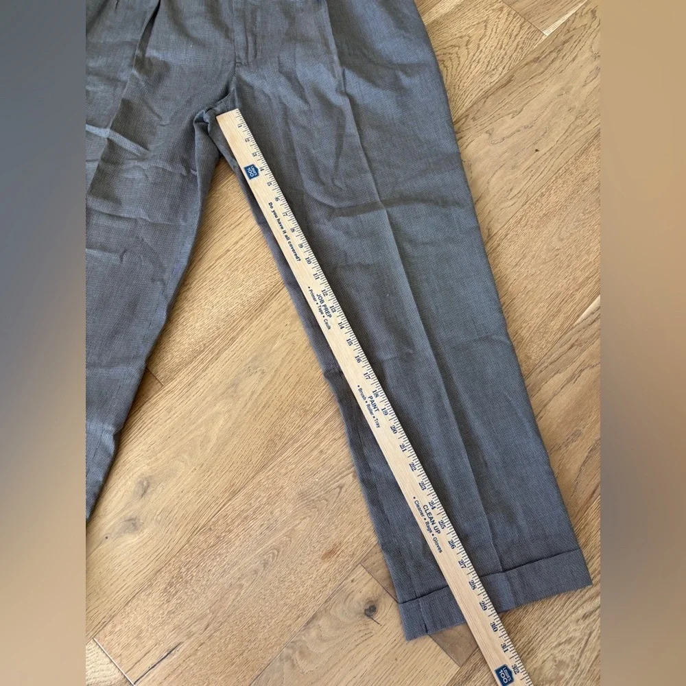 Polo ralph lauren tapered houndstooth pants with bottom cuff